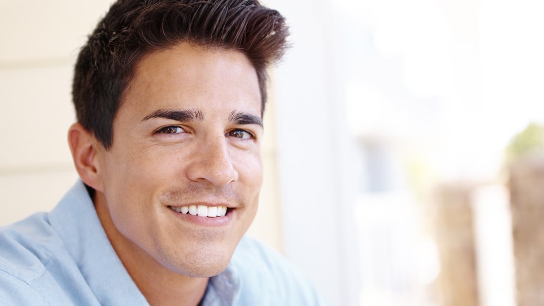 Man dark hair 2